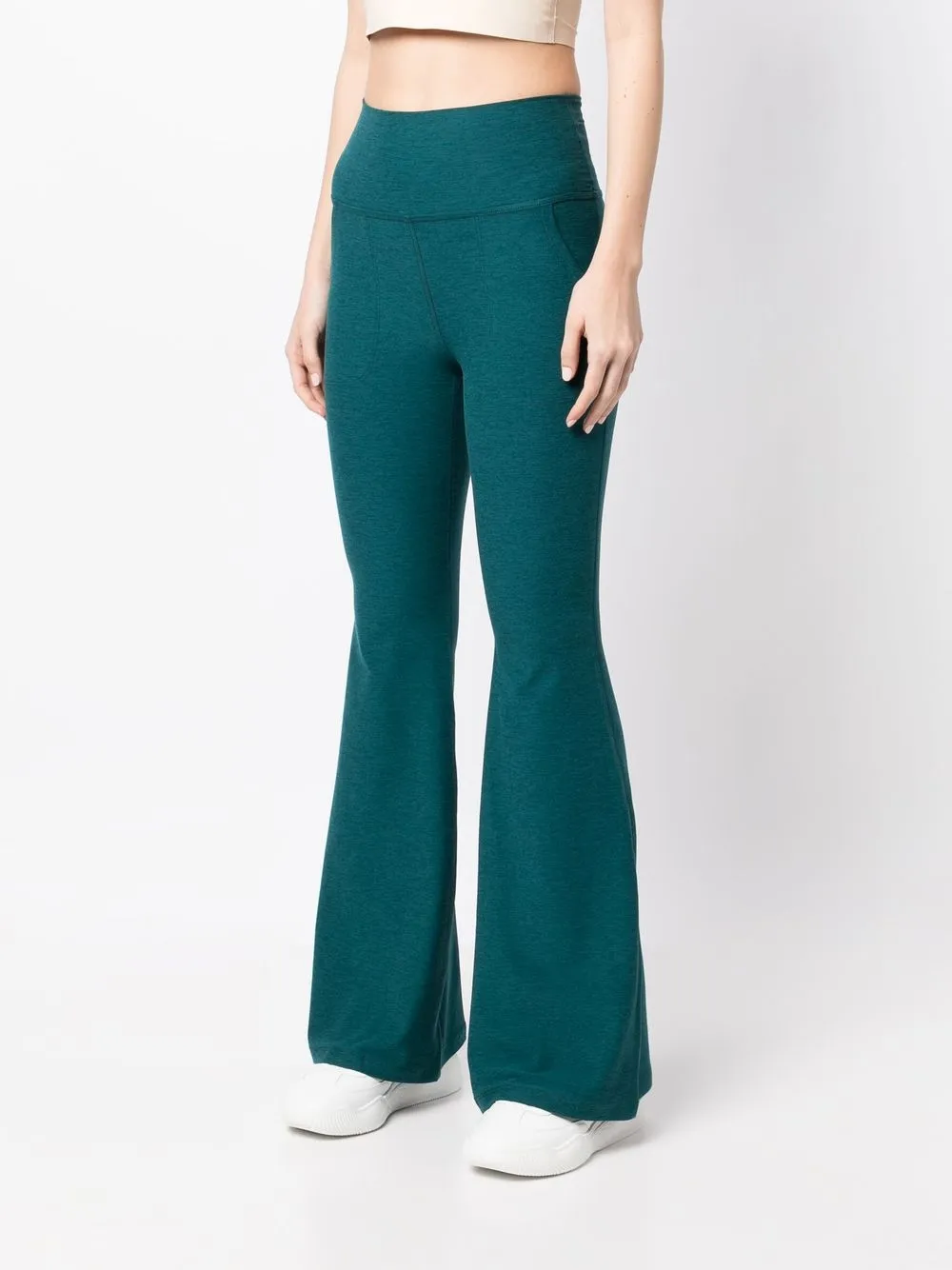  Beyond Yoga Hose Mit Hohem Bund   Grün 