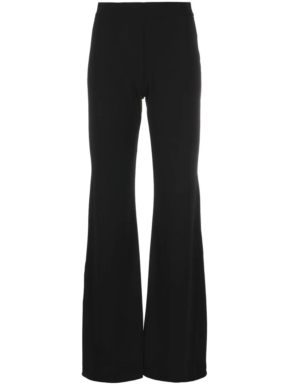 

THE ANDAMANE high-waisted flared trousers - Black