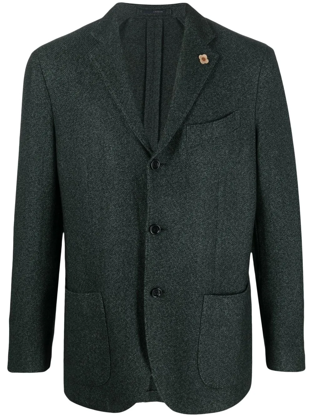 

Lardini single-breasted cashmere-blend blazer - Green