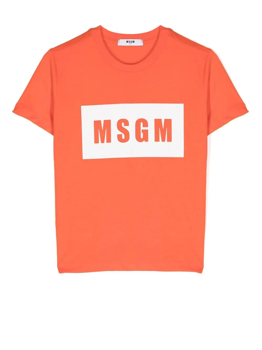 

MSGM Kids logo-print T-shirt - Orange