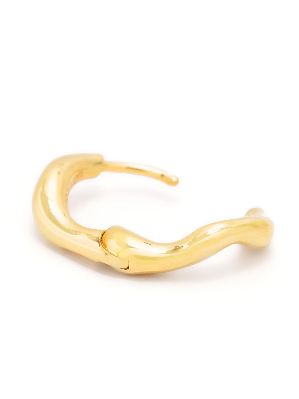 Shop Maria Black Anil 10 Huggie Earring In Gold