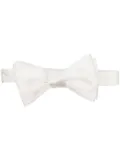 Maison Margiela silk bow tie - White