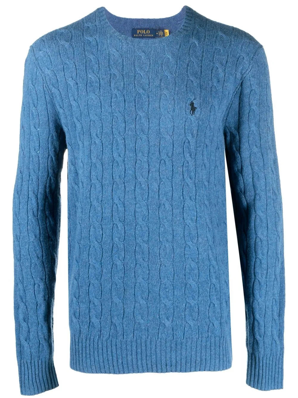 

Polo Ralph Lauren cable-knit wool-blend jumper - Blue