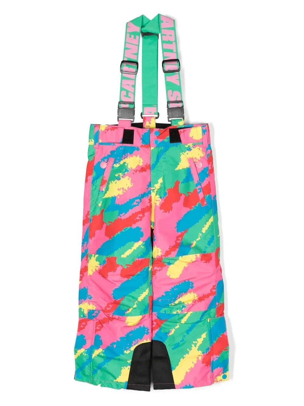 

Stella McCartney Kids pantalones para nieve con motivo - Rosado