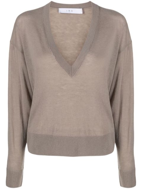 IRO - fine-knit V-neck jumper