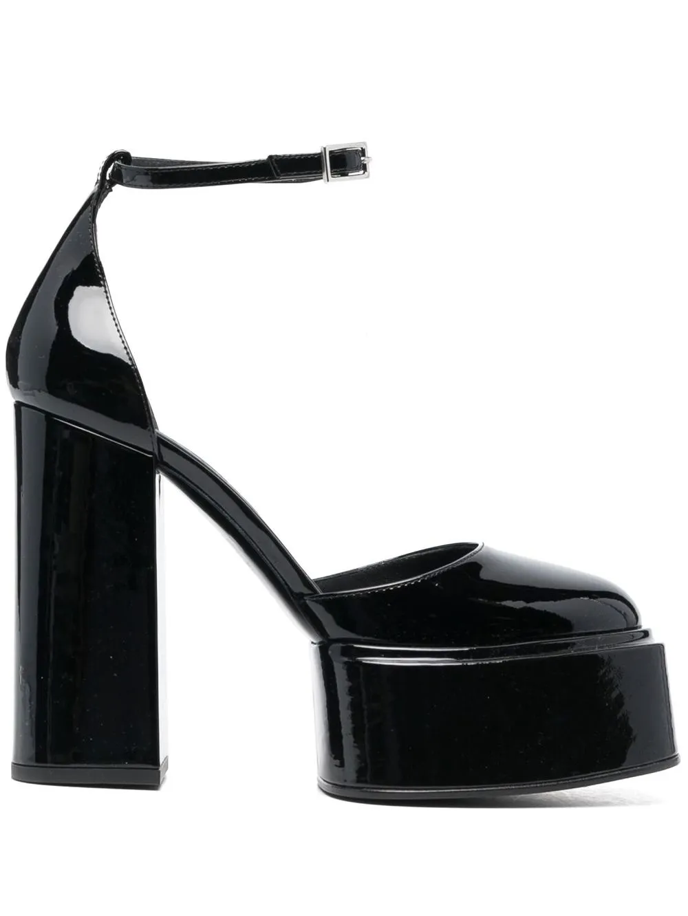 

3juin patent-leather 120mm platform pumps - Black