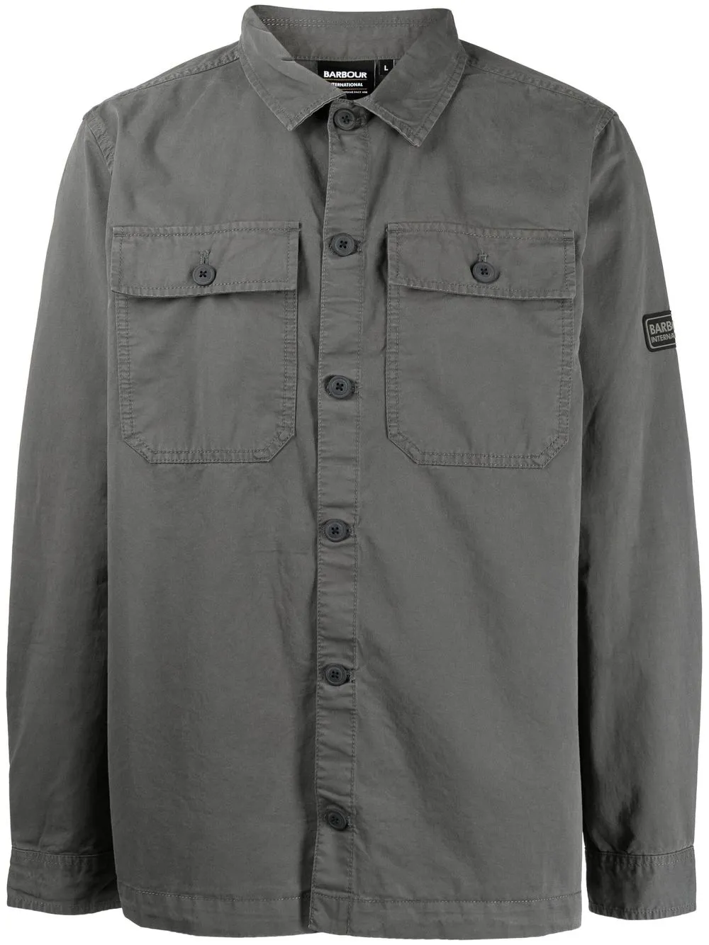 

Barbour camisa con parche del logo - Verde