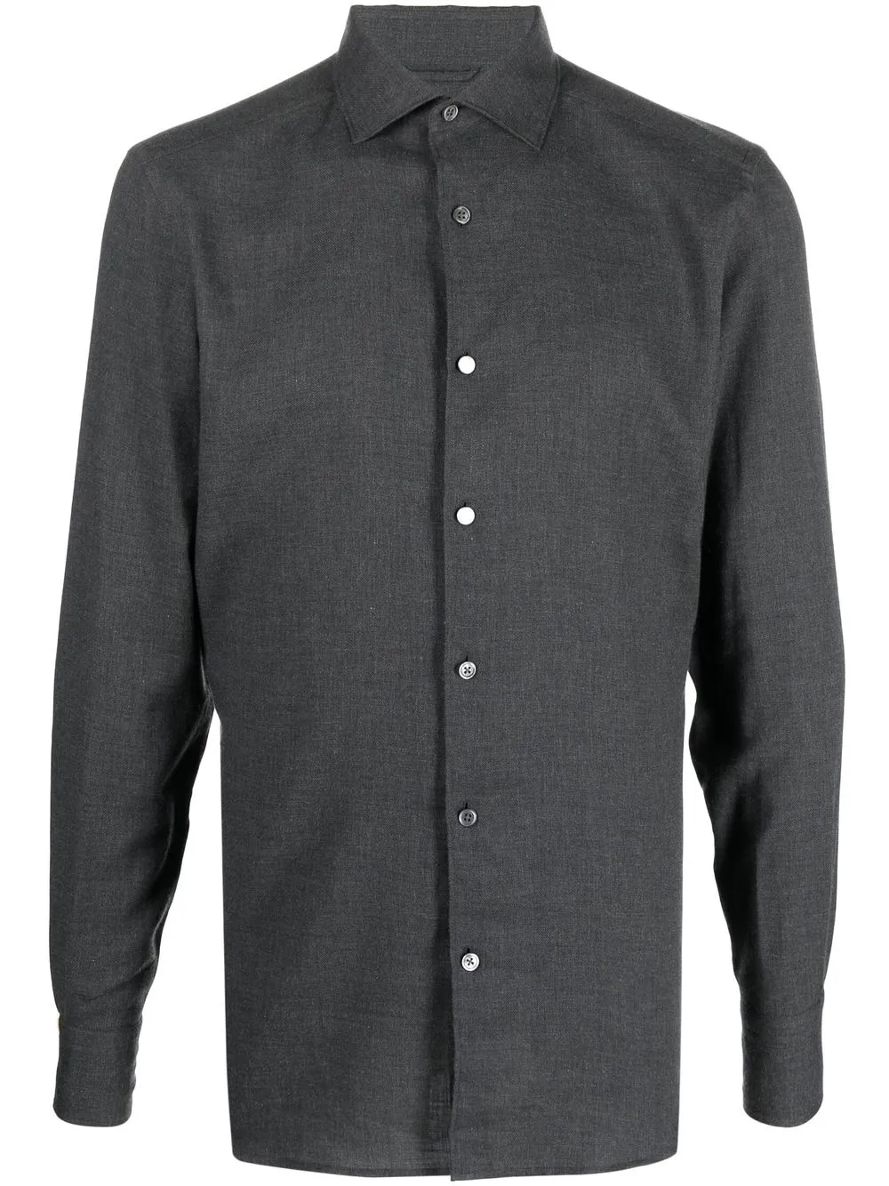 

Zegna camisa manga larga con botones - Gris