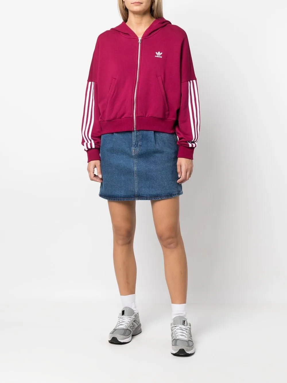 Adidas Trefoillogo zipup Hoodie Farfetch