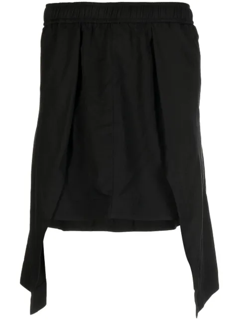 Julius skirt-layered trousers