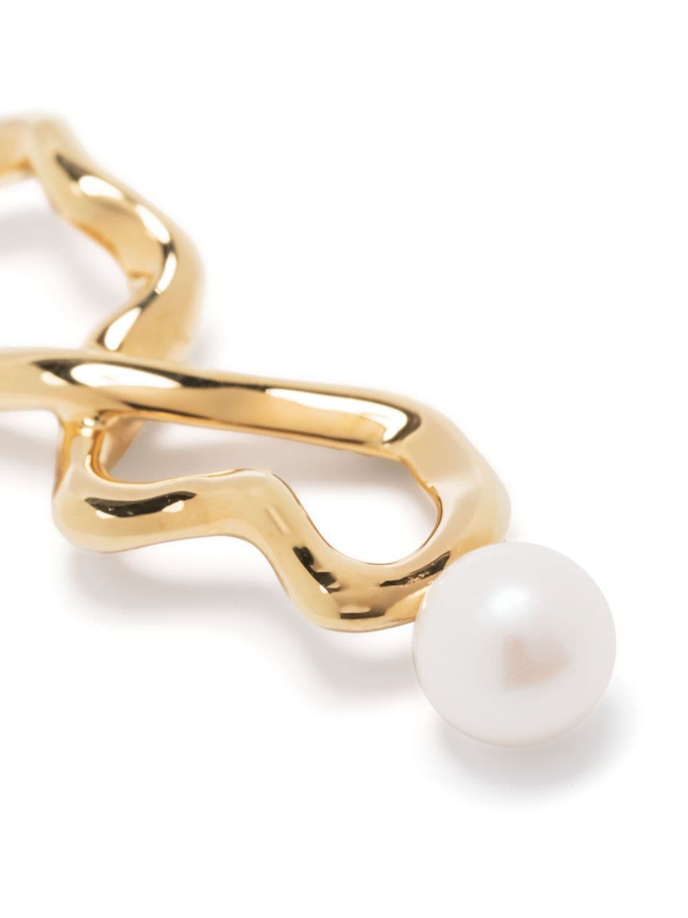 Maria Black Typhoon Charm pearl-detailing earrings - Goud
