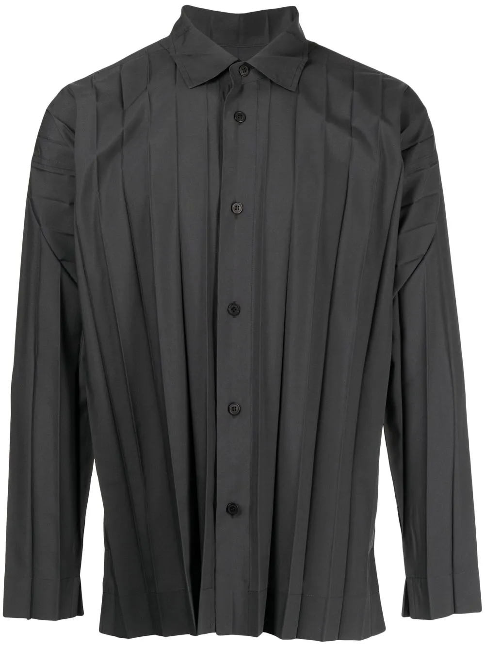 Homme Plissé Issey Miyake long-sleeve Pleated Shirt - Farfetch