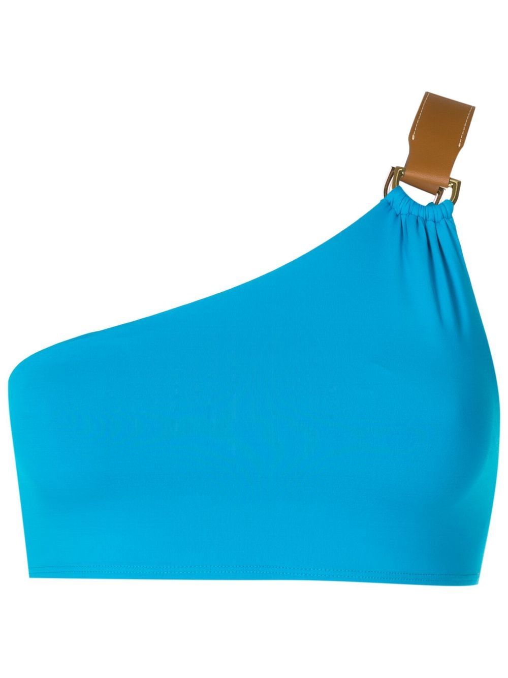 Lenny Niemeyer One-shoulder Bikini Top In Blue