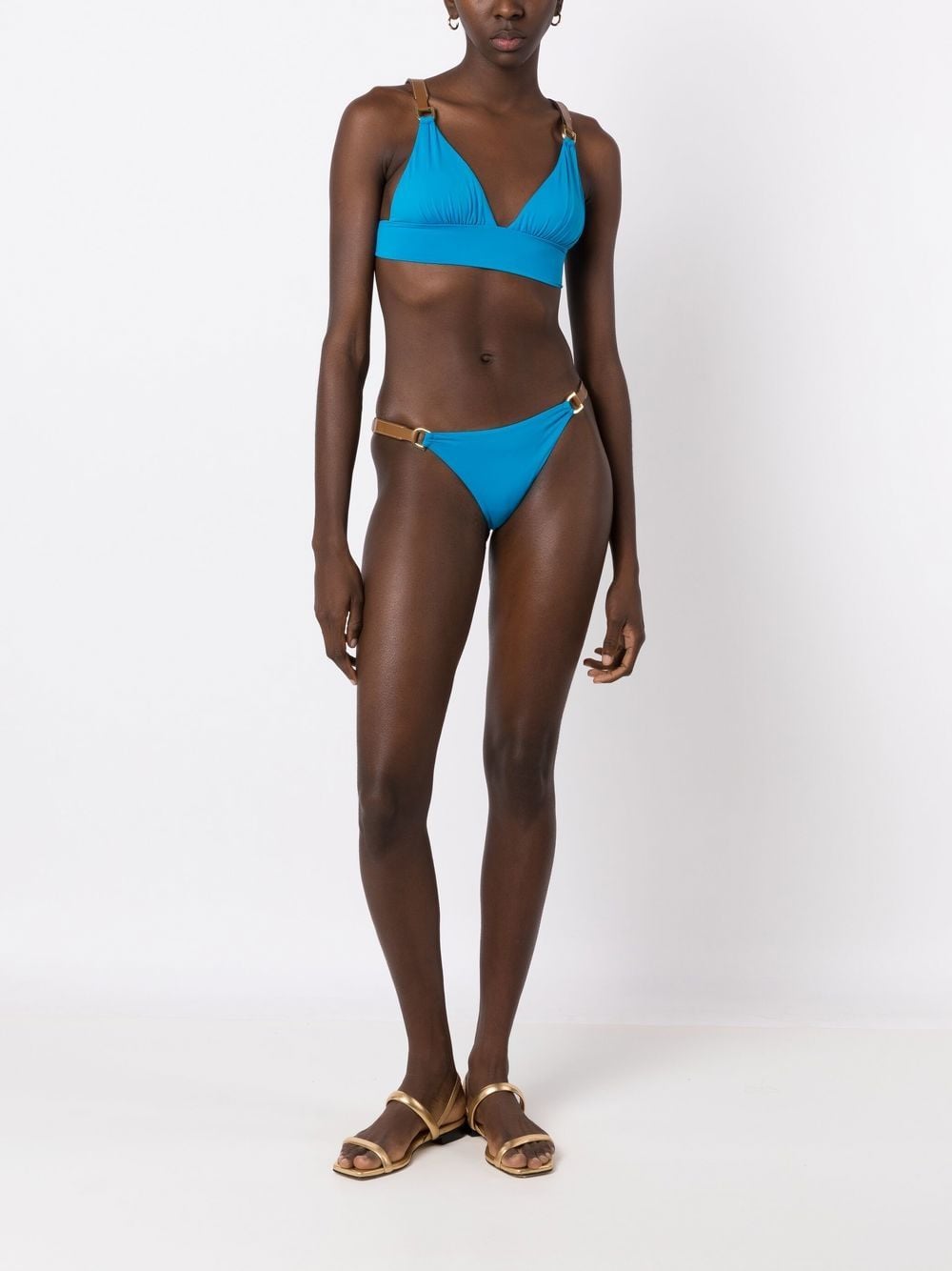 Lenny Niemeyer Triangel bikinitop - Blauw