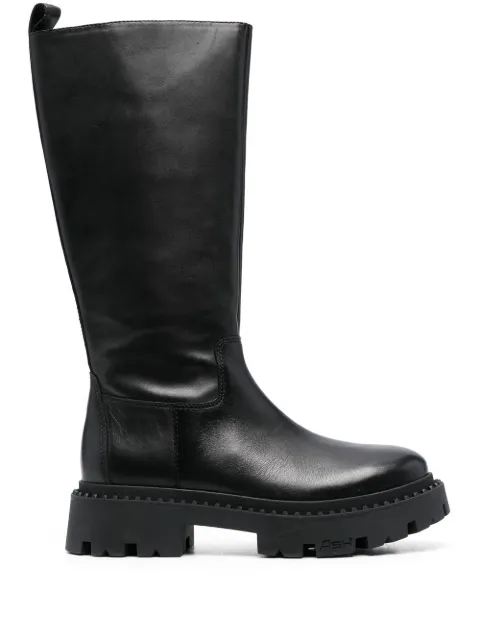 Ash Gold 50mm knee-length boots