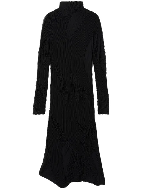 AZ FACTORY x Ester Manas textured-knit roll-neck dress