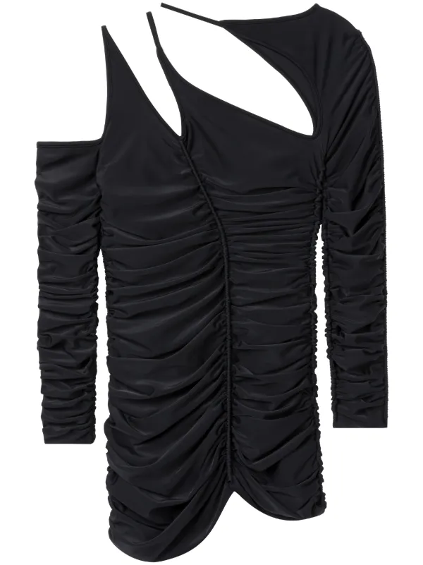Az Factory X Ester Manas Asymmetric Cut-out Top in Black