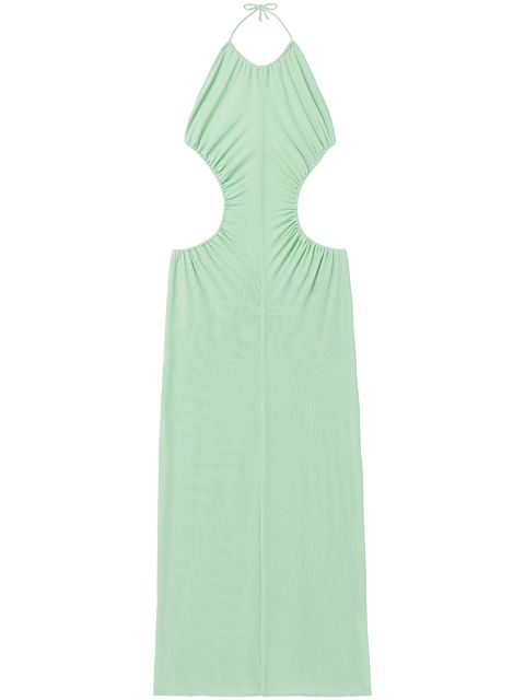AZ FACTORY x Ester Manas halterneck cut-out midi dress