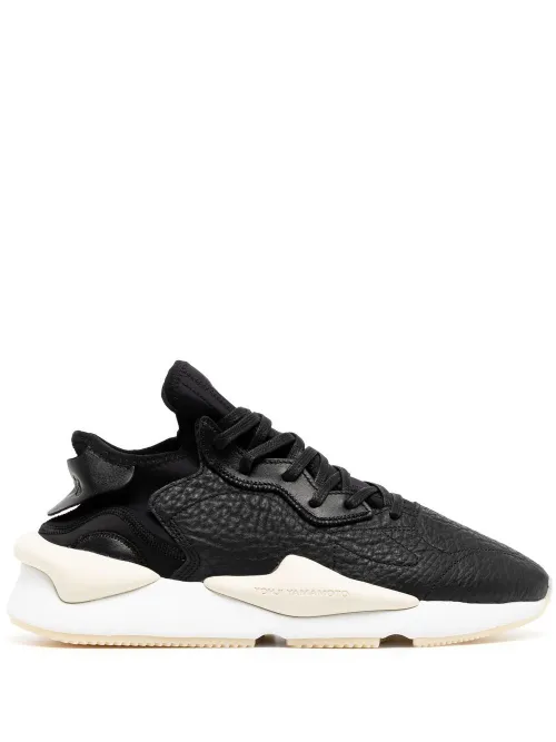 Y-3 Baskets Kaiwa en cuir - Noir - Y-3 - Modalova