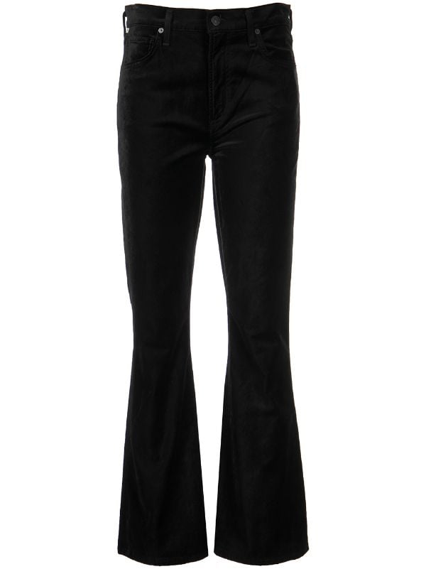 Jersey Slim Fit Bootcut Trousers