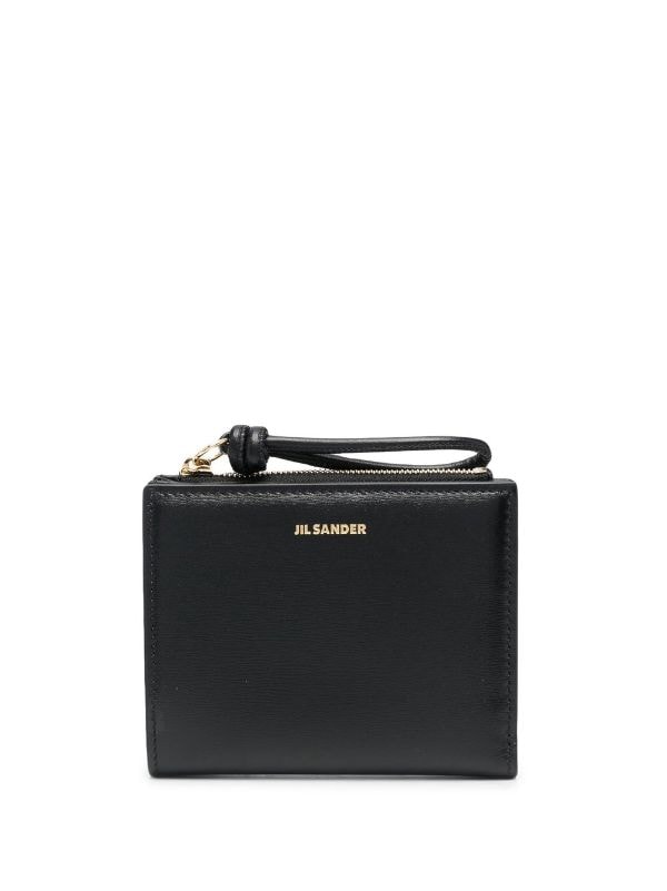 Jil Sander Black Zip Coin Pouch