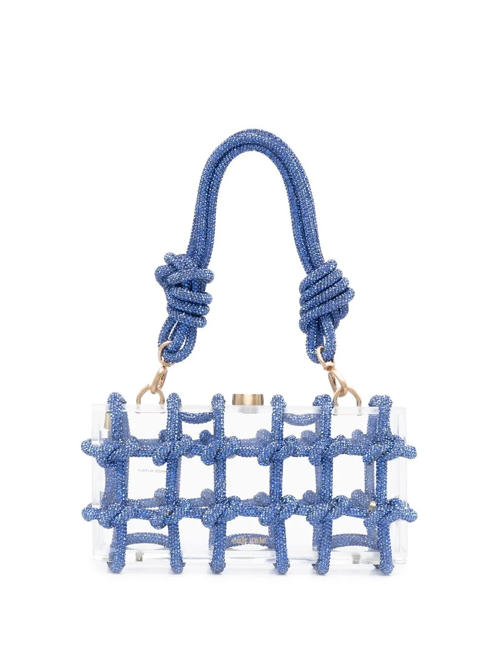 

Cult Gaia bolsa de mano con detalle de cuerda - Azul