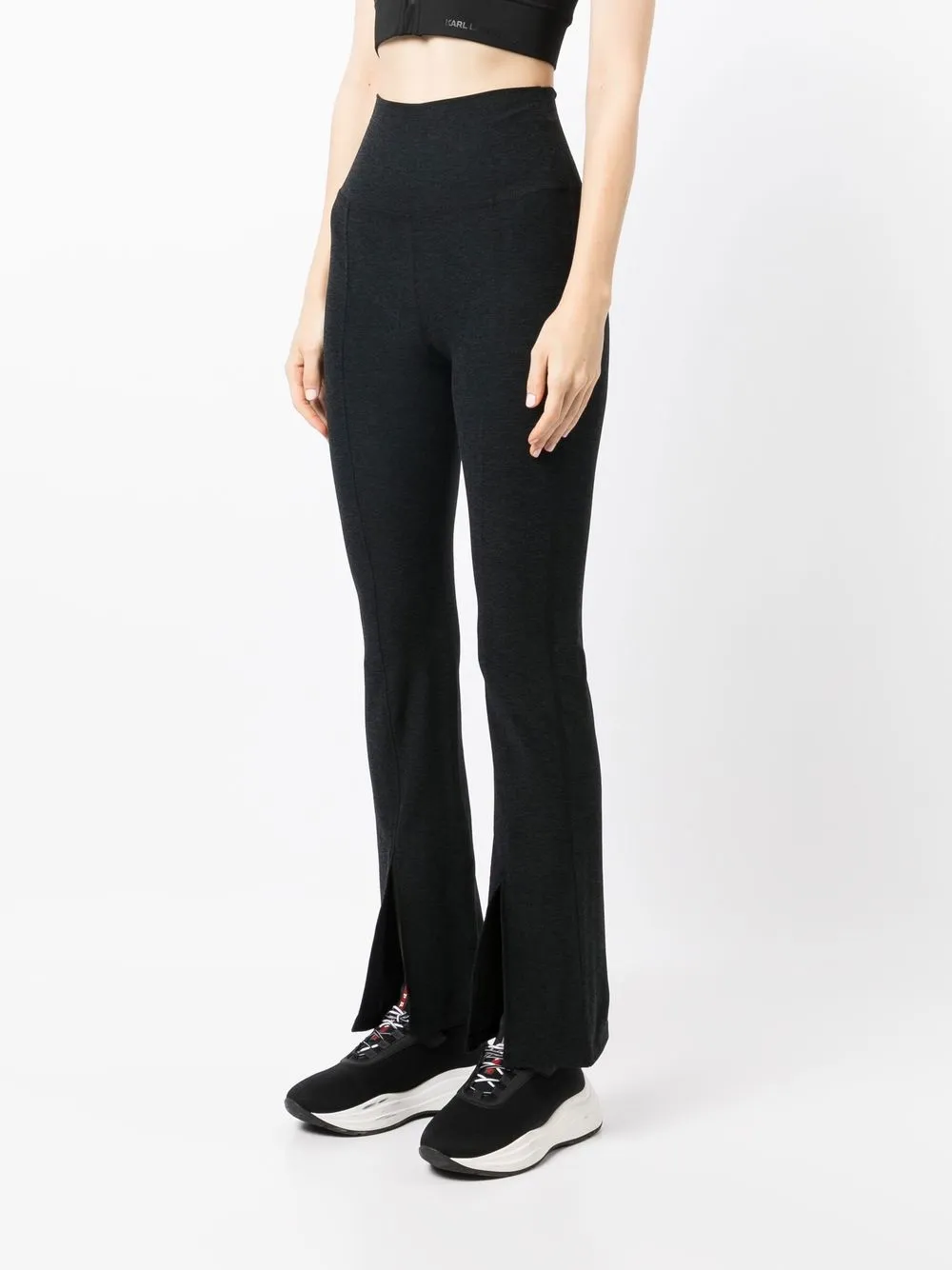  Beyond Yoga Make The Cut Hose   Grau 