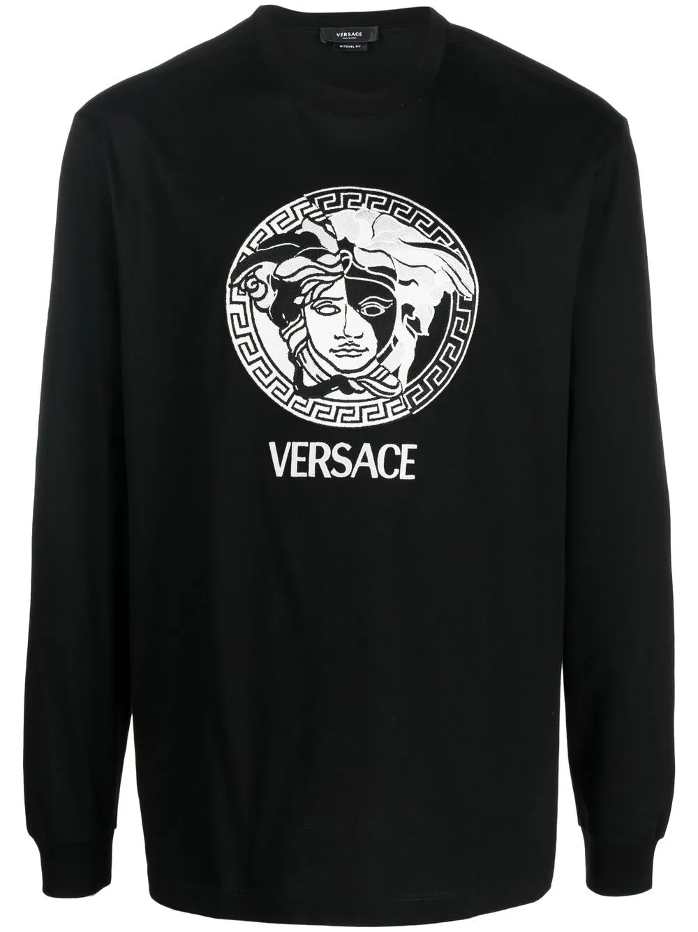 

Versace logo-print cotton T-shirt - Black