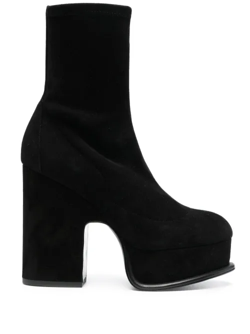 Bottes en daim à plateforme - Pierre Hardy - Modalova