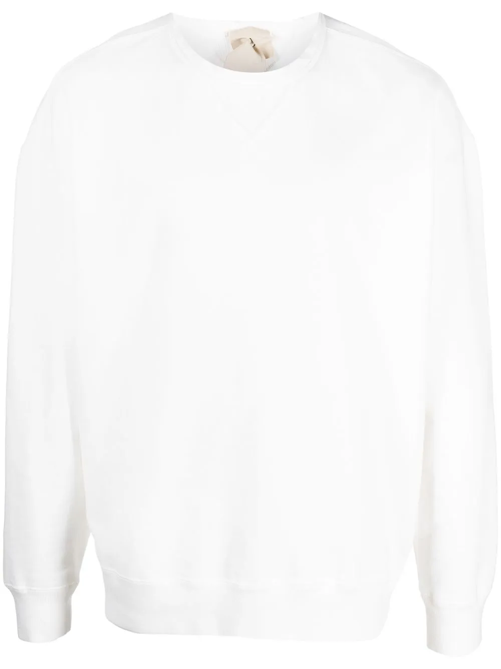 

Ten C sudadera con parche del logo - Blanco