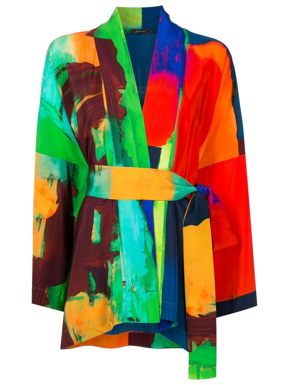 Lenny Niemeyer Itaqui-print tie-waist top - Multicolour