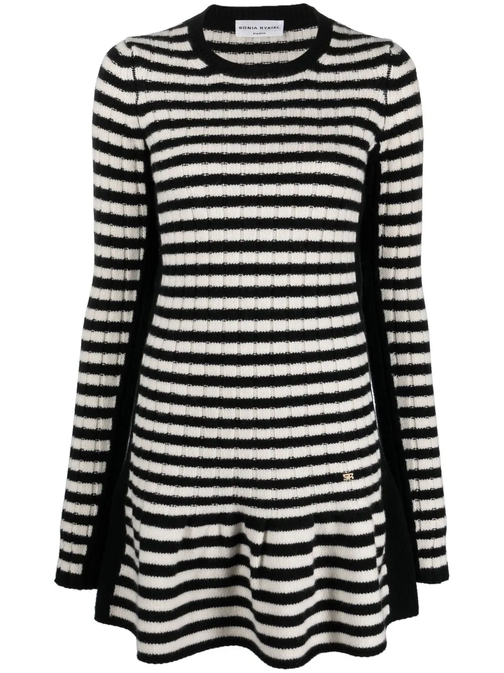 

Sonia Rykiel stripe-print knit dress - White