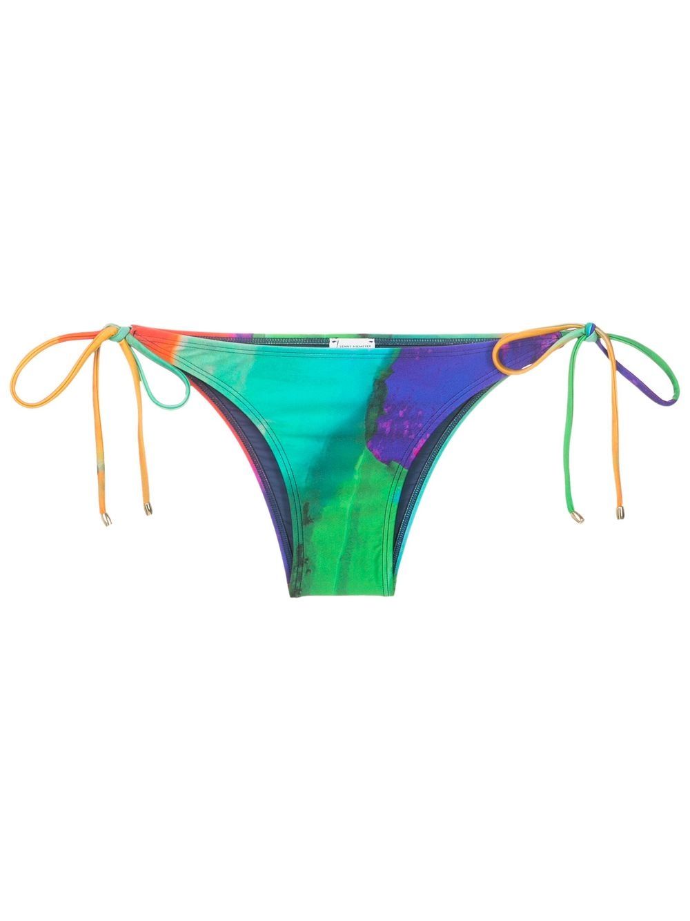 Lenny Niemeyer Colour-block Tie-side Bikini Bottoms In Multicolour