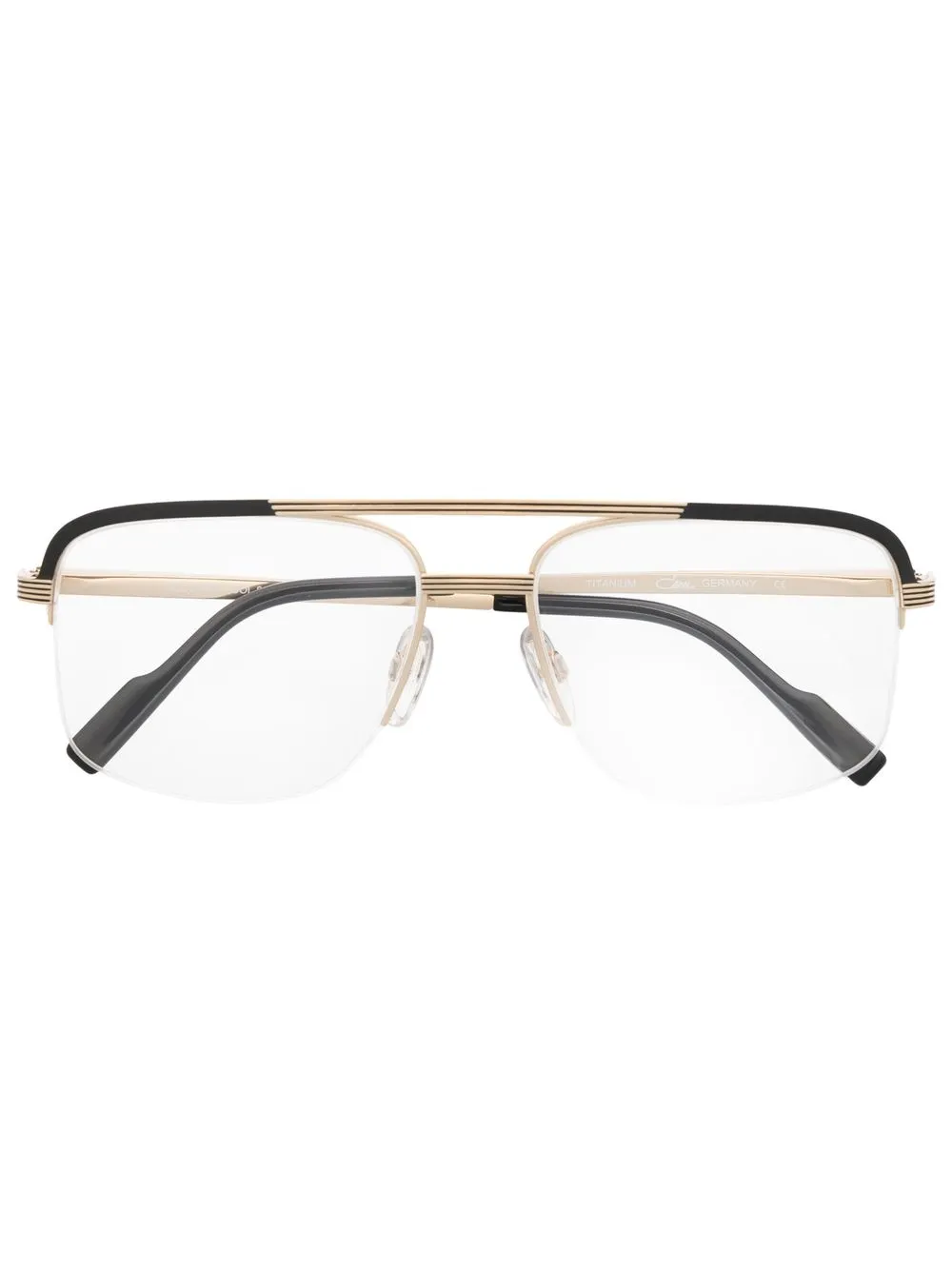 

Cazal pilot-frame eyeglasses - Gold