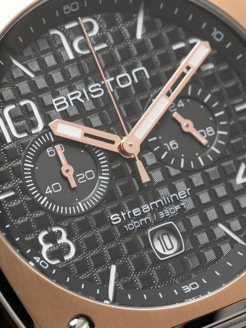 Shop Briston Watches Streamliner Urban 42mm In 黑色