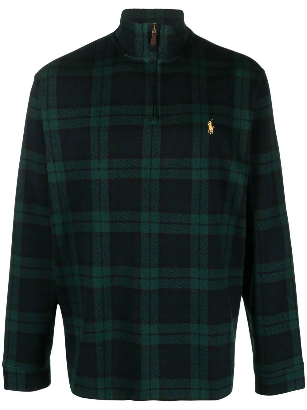 

Polo Ralph Lauren Polo Pony plaid-check jumper - Black