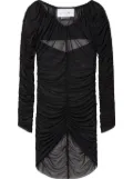 AZ FACTORY x Ester Manas ruched-detailed top - Black