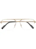 Cazal pilot-frame eyeglasses - Gold