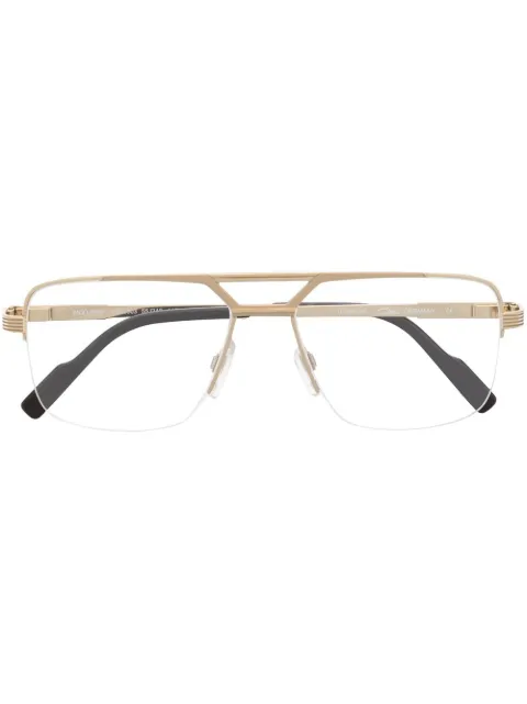 Cazal pilot-frame eyeglasses 