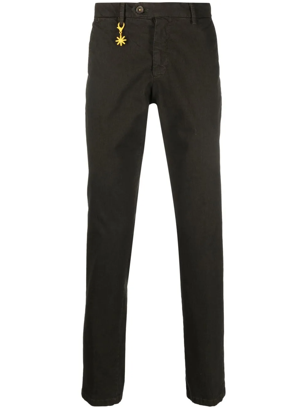 

Manuel Ritz pantalones slim con llavero - Verde