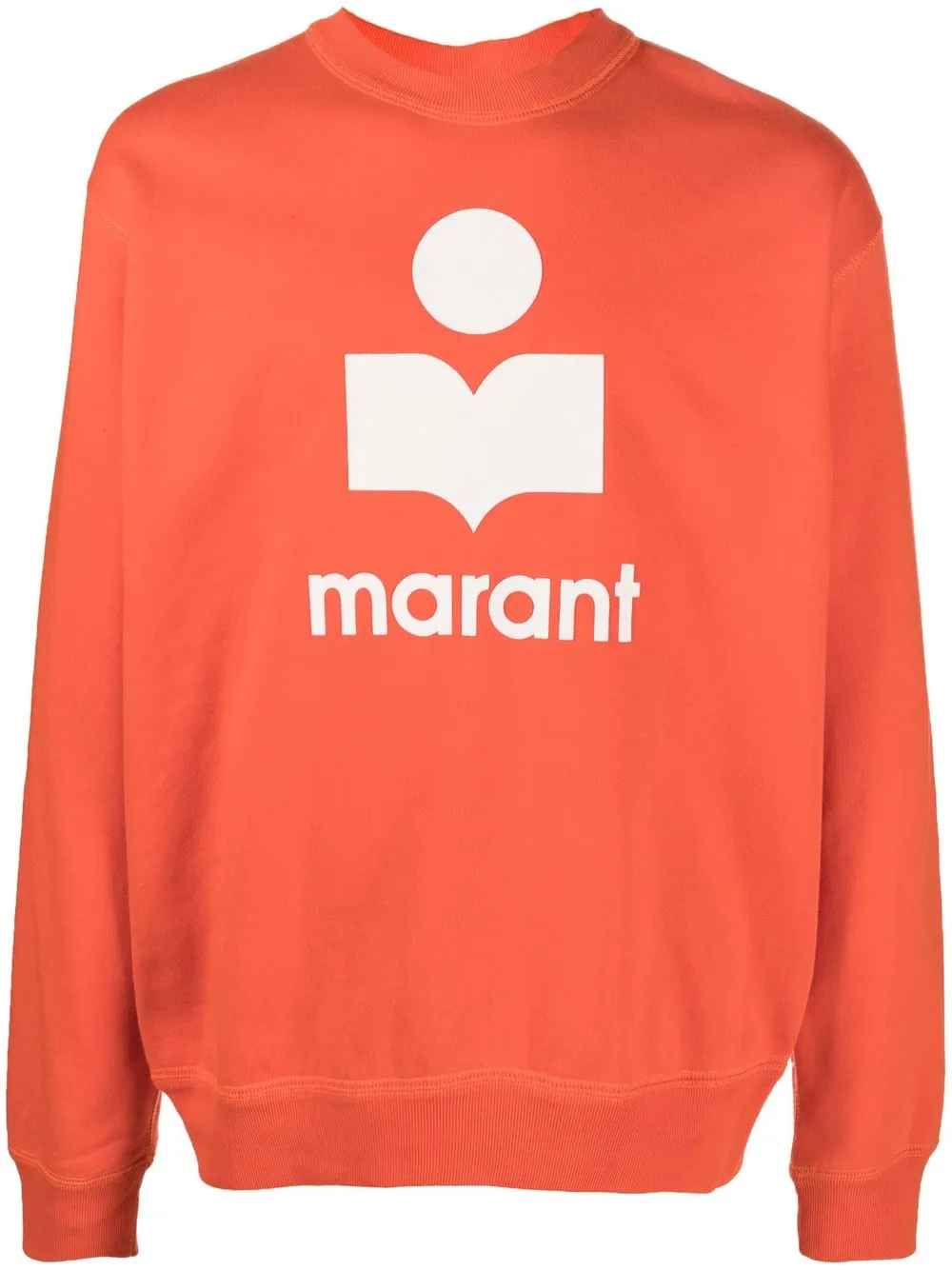 

Isabel Marant Mike logo-print detail sweatshirt - Orange