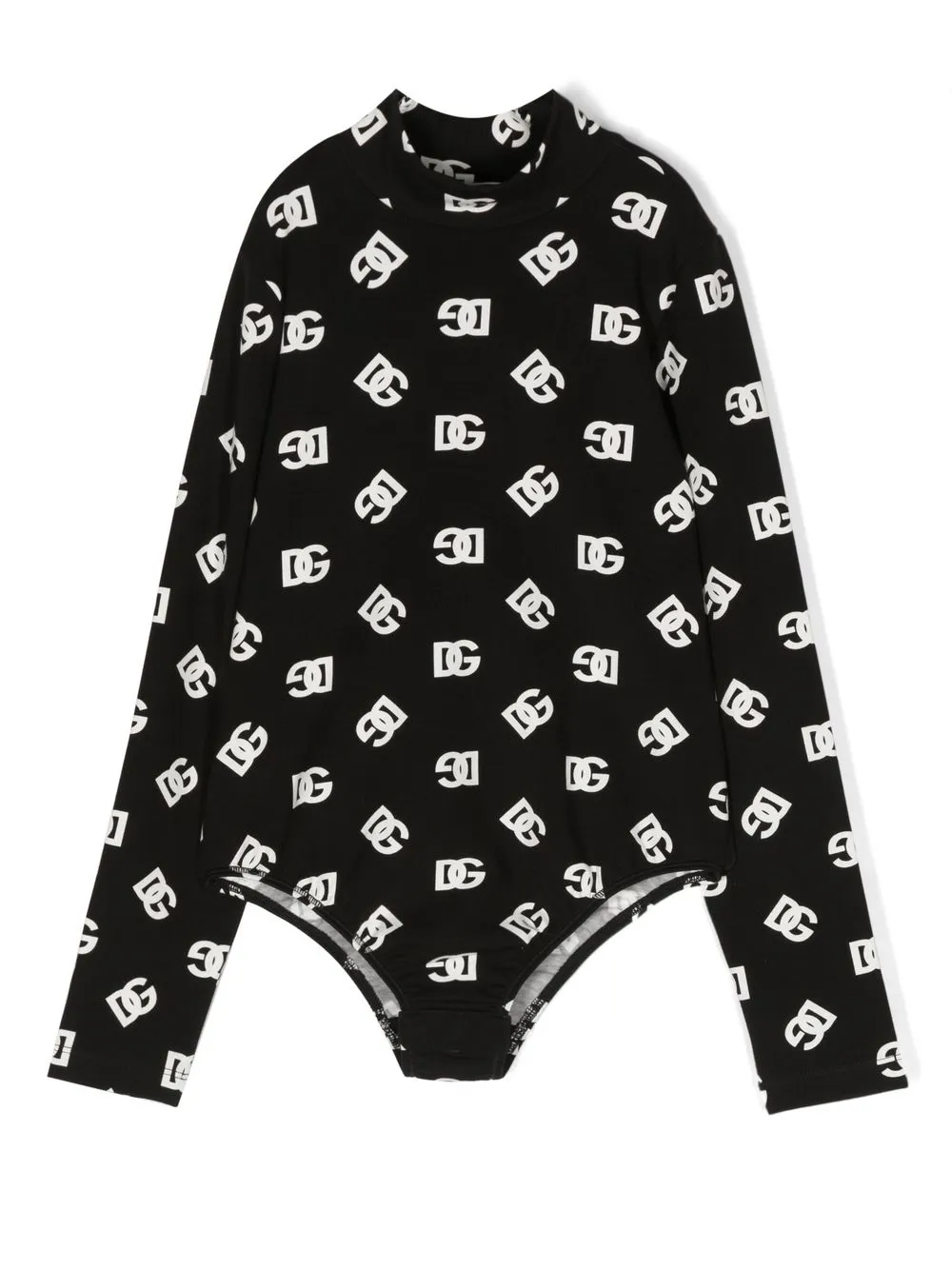 

Dolce & Gabbana Kids DG logo-print bodysuit - Black
