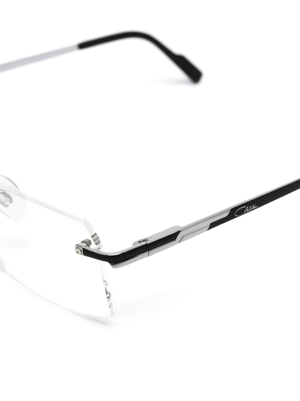 Shop Cazal Rectangle-frame Eyeglasses In 黑色