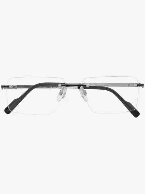 Cazal rectangle-frame eyeglasses
