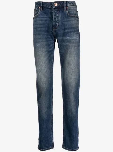 Emporio Armani mid-rise straight-leg jeans