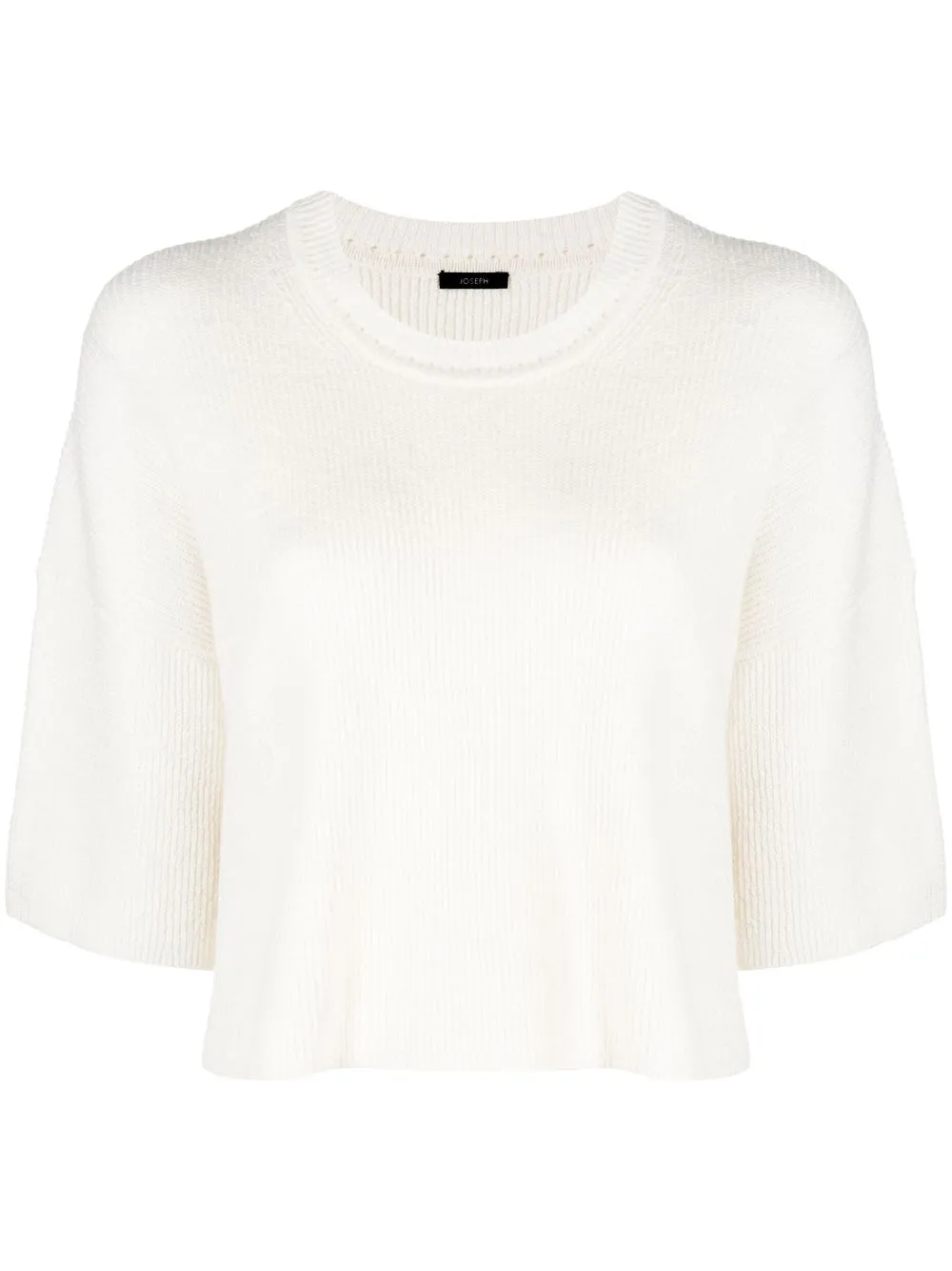 

JOSEPH half-sleeved knit top - White