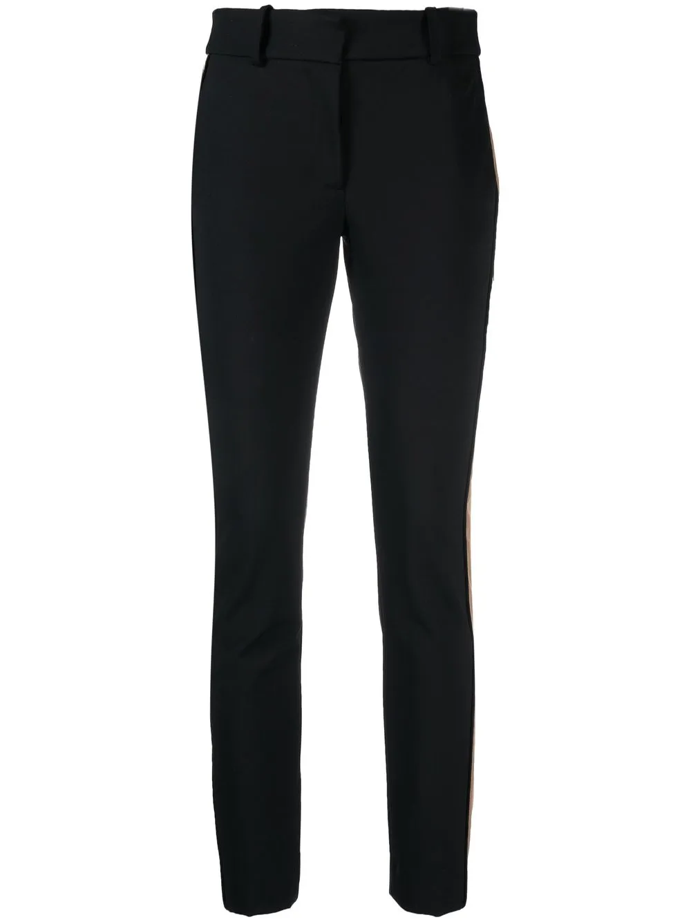 

ERMANNO FIRENZE rear-logo tailored trousers - Black