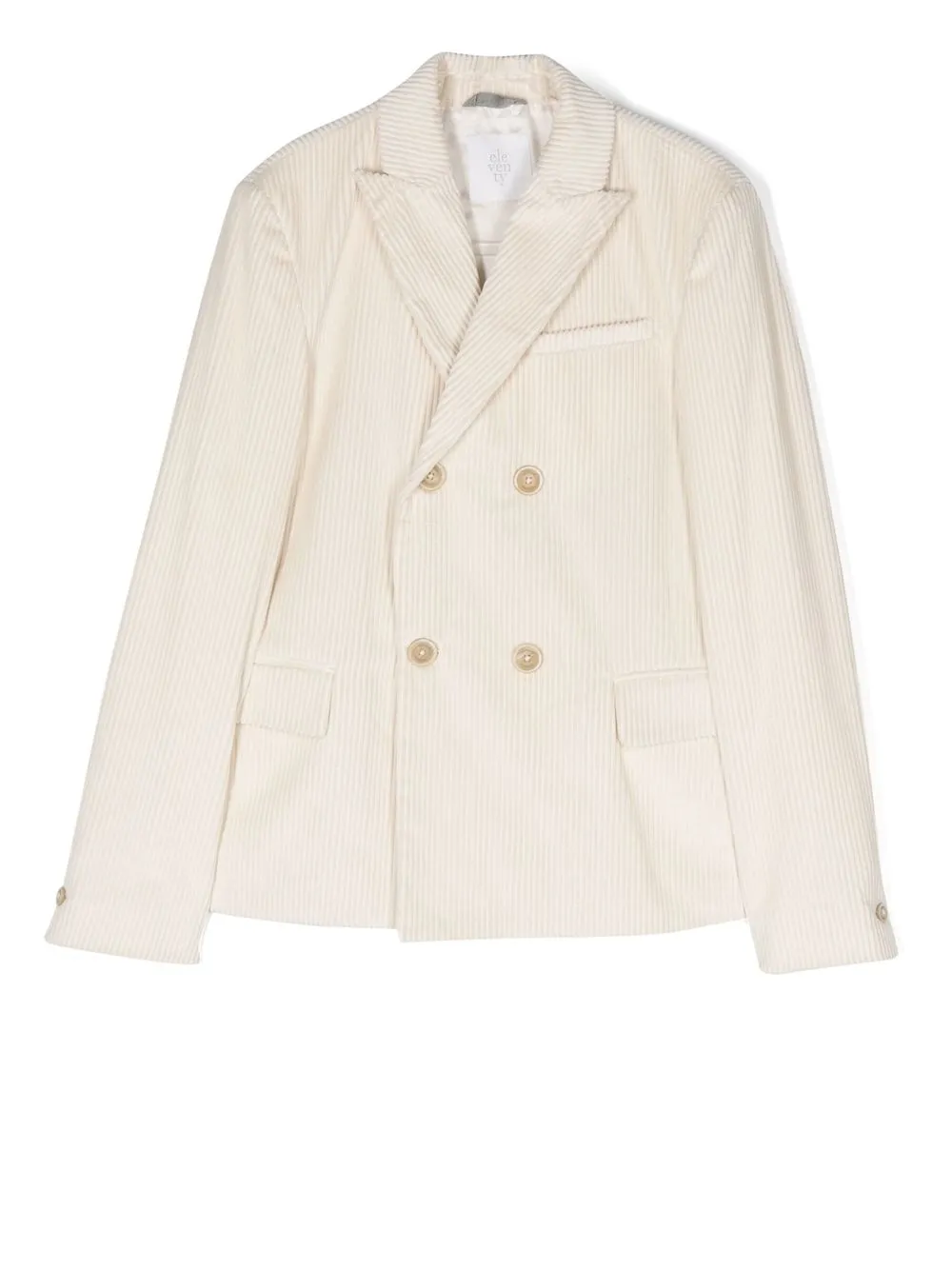 

Eleventy Kids TEEN double-breasted blazer - Neutrals