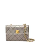 CHANEL Pre-Owned 1989-1991s micro mini flag bag - Metallic