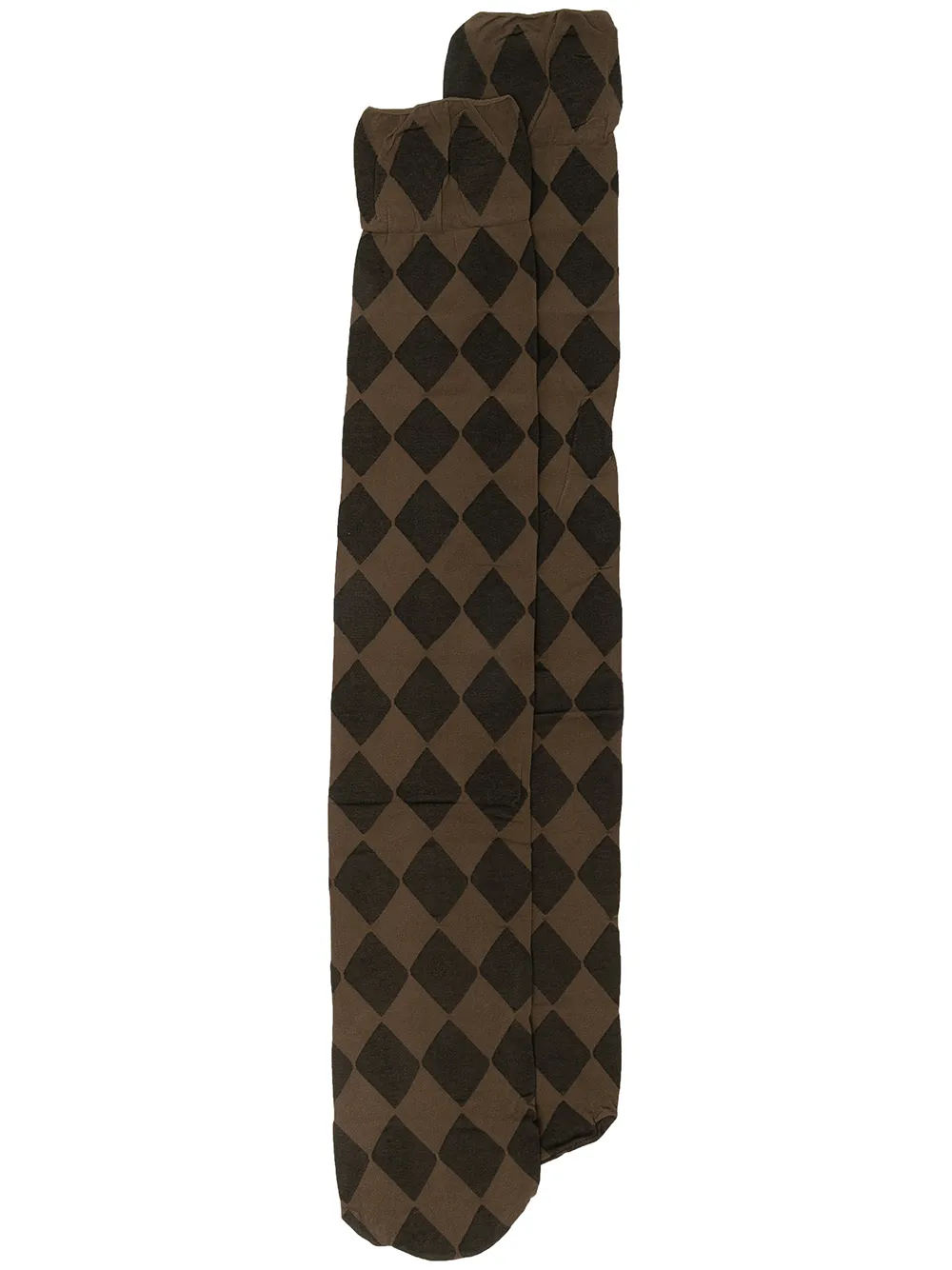 

Uma Wang diamond-pattern socks - Brown